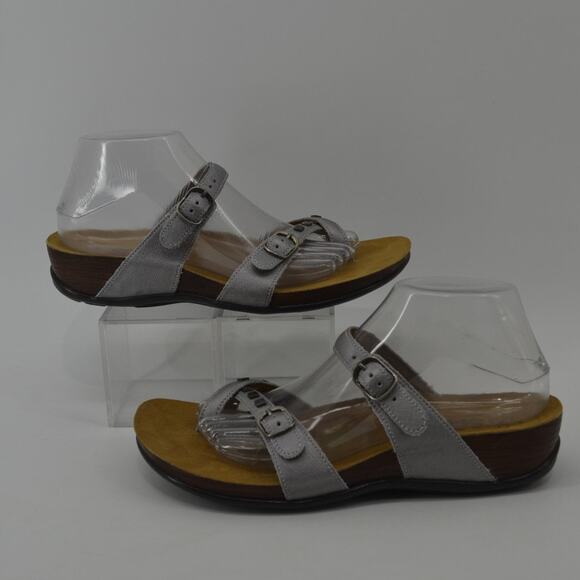 SAS Jett Toe Loop Slide Women's Sandals USA Size 9.5M Gray - Picture 2 of 14